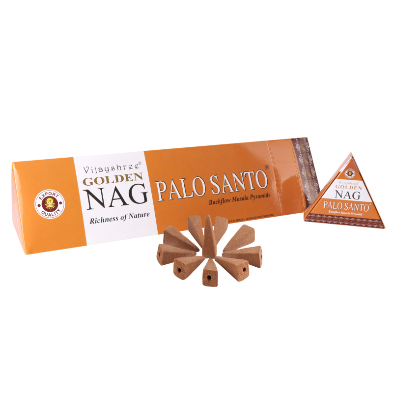 Vonné kužele GOLDEN NAG - tečúci dym -  Palo Santo