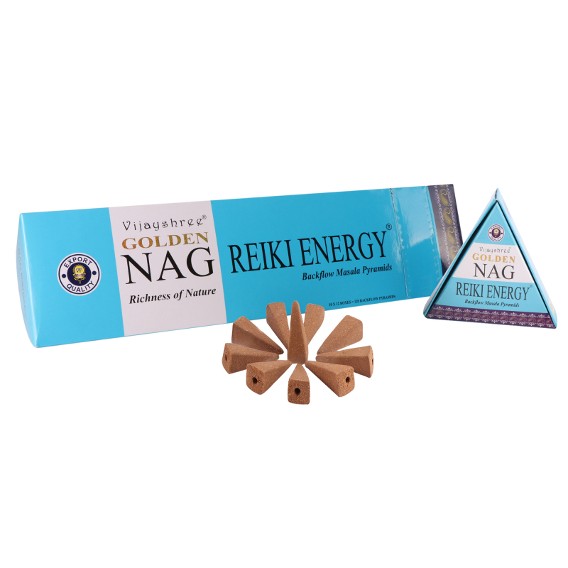 Vonné kužele GOLDEN NAG - tečúci dym - Reiki energia