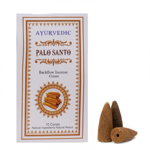 Vonné kužele tečúci dym AYURVEDIC Palo Santo