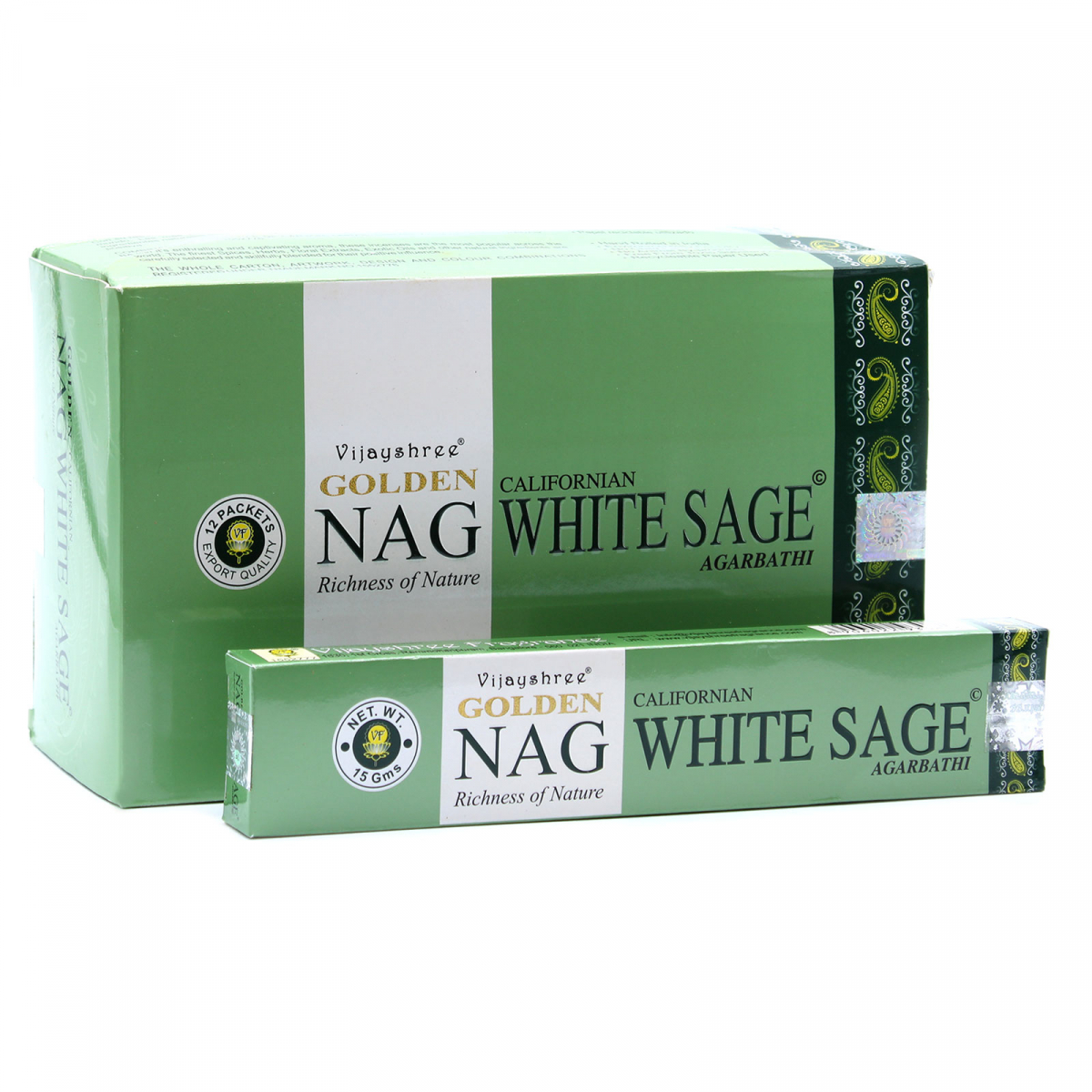 Vonné tyčinky Golden Nag – White Sage (Biela šalvia)