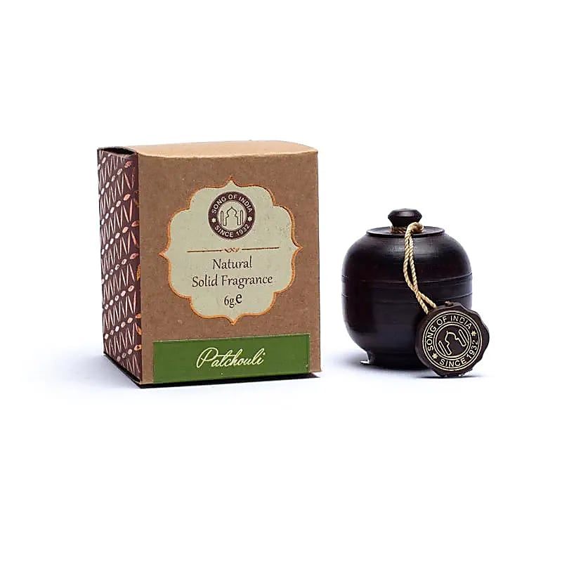 Vonný krém Patchouli  v drevenej dóze, 6 g