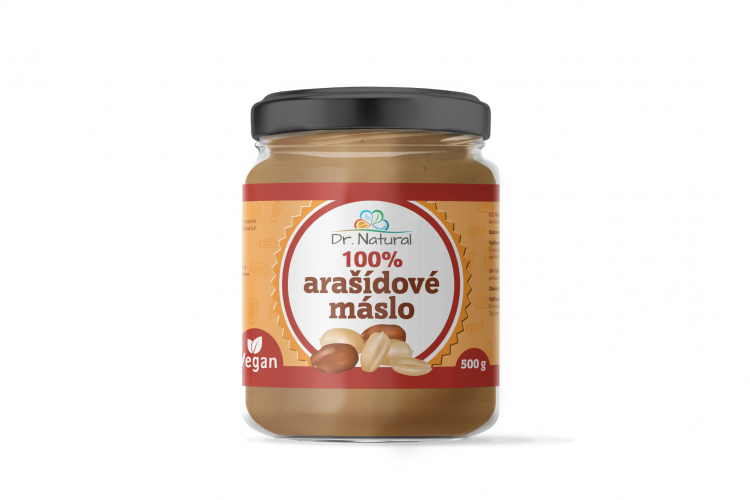 Arašidové maslo jemné 500g Natural