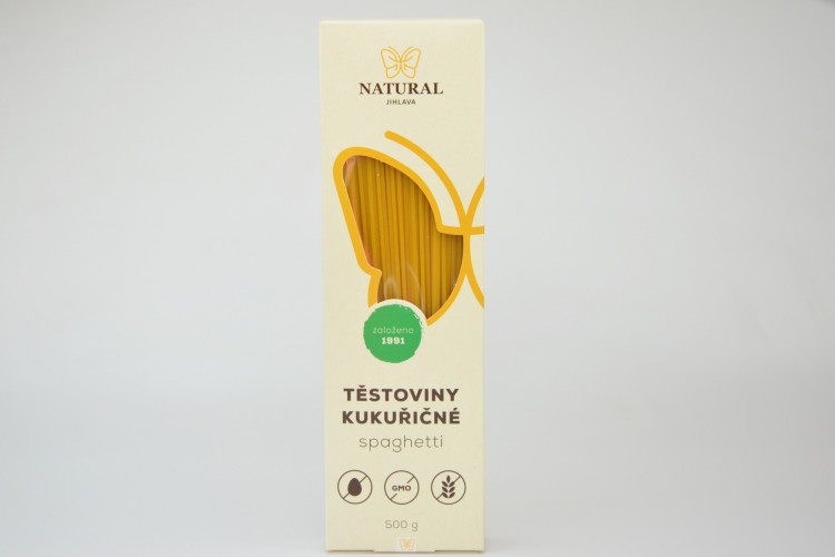 Cestoviny kukuričné Spaghetti bezlepkové 500 g Natural
