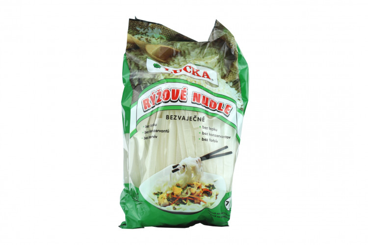 Rezance ryžové 7 mm bezlepkové bezvaječné 240 g LUCKA