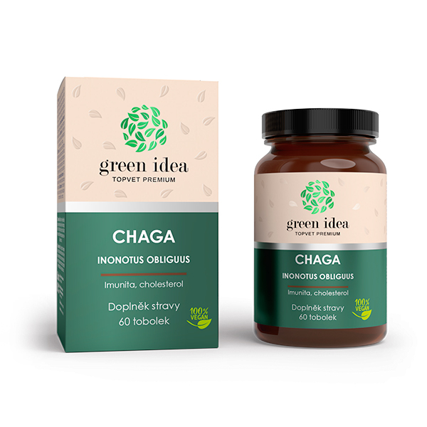 CHAGA - Cholesterol, posilnenie imunitného systému - Kapsuly