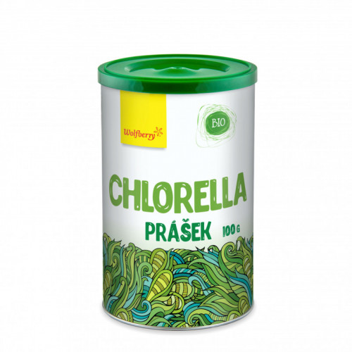 Chlorella prášok BIO 100 g Wolfberry