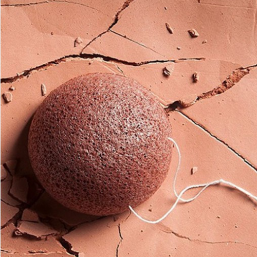 Špongia konjac ČERVENÁ pre zrelú pleť