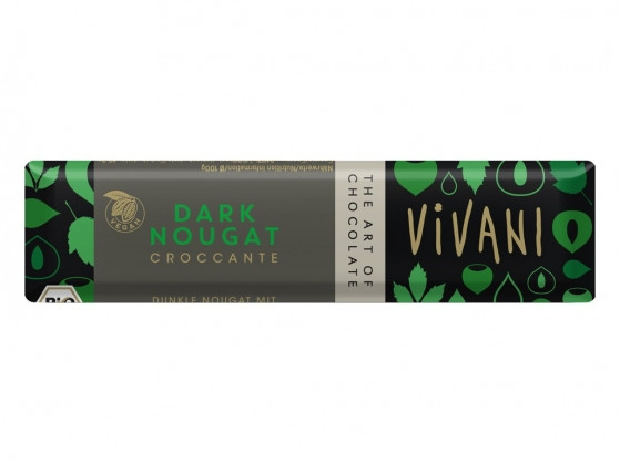 Čokoláda horká nugátová BIO vegan - 35g Vivani