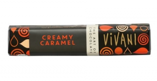 Čokoláda mliečna s karamelovou náplňou BIO - 40g Vivani