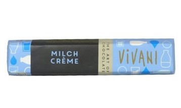 Čokoláda s mliečnym krémom BIO - 40g Vivani