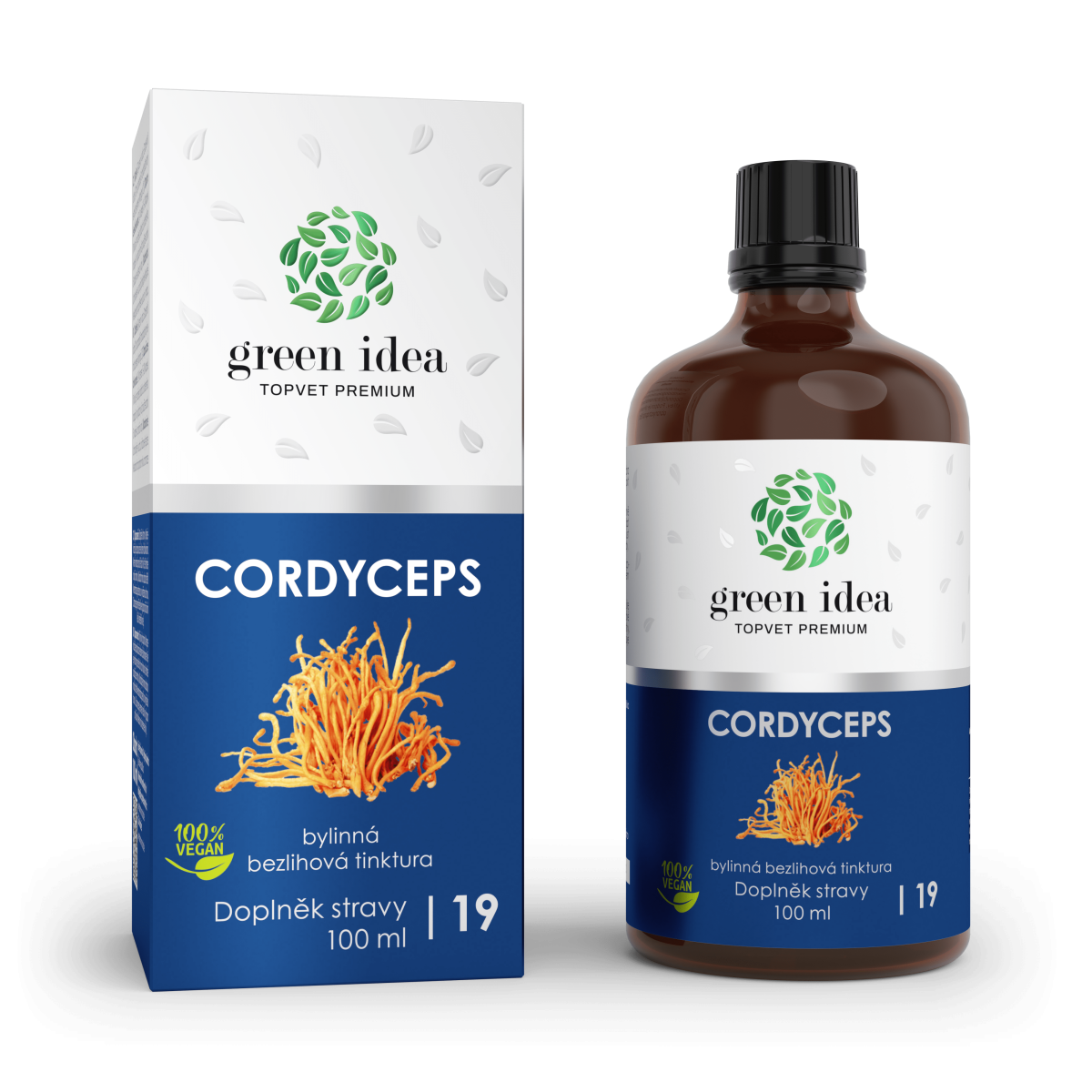 Cordyceps  - bezliehová tinktúra na vitalitu