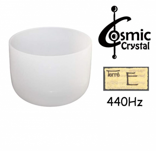 Cosmic Crystal - Kryštáľová spievajúca miska 33 cm E4, 440Hz