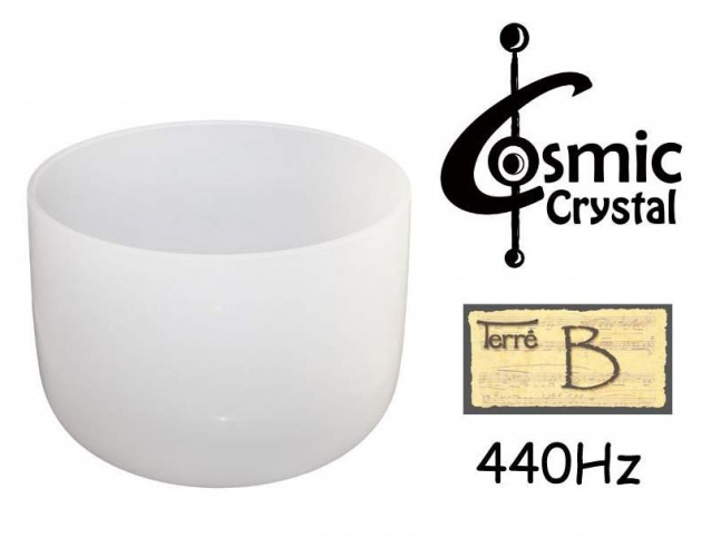 Cosmic Crystal - Kryštáľová spievajúca miska 20.5 cm 440Hz B4