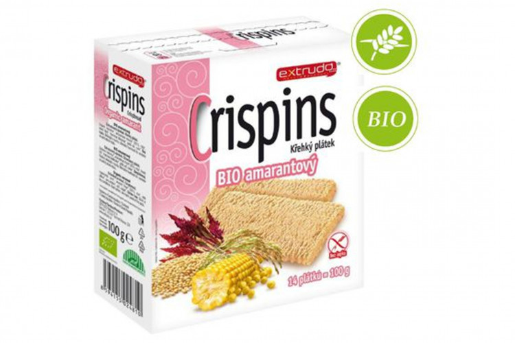 Crispins BIO krehký plátok amarantový 100 g