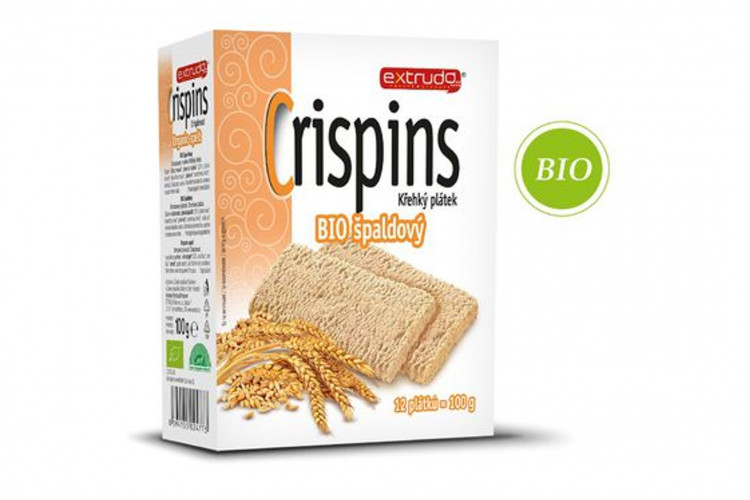 Crispins BIO krehký plátok špaldový 100 g