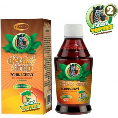 Topvet Detský sirup s fruktózou Echinacea 300g