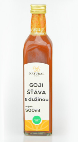 Goji šťava s dužinou 90% 500ml 