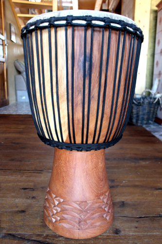 Djembe Mali Grand Lenké XL tvrdé drevo - 60-64cm, priemer 31-35cm