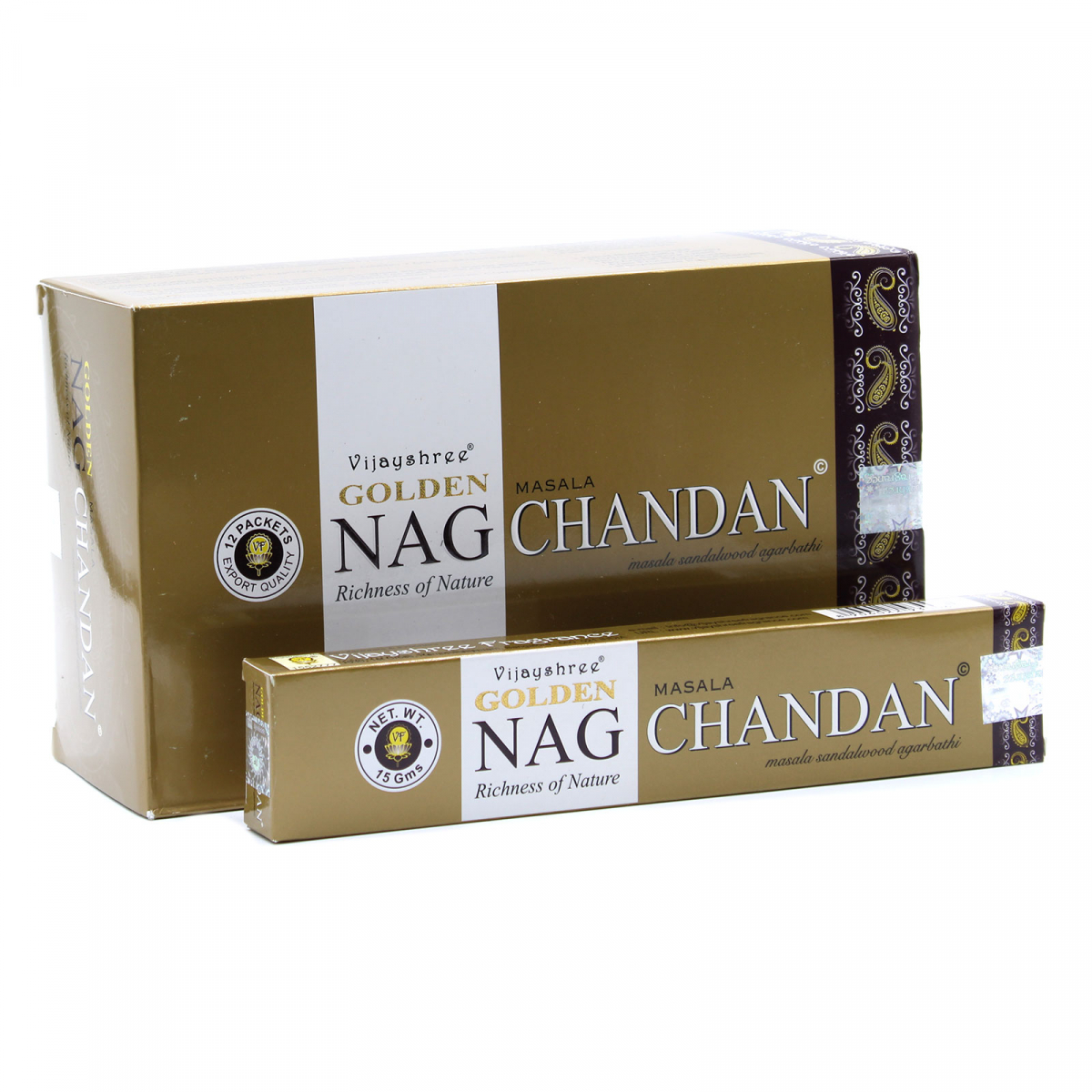 Vonné tyčinky Golden Nag - Chandan