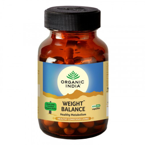 Organic India Weight Balance kapsule  - metabolizmus tukov a cukrov, správne trávenie