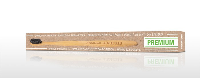 Bambusová zubná kefka Premium - extra mäkká