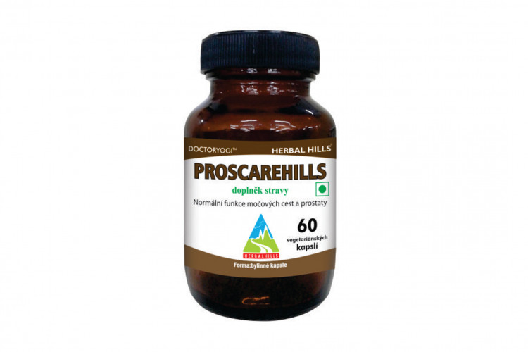 Proscarehills 60 kapsulí Herbal Hills - normálne funkcie močových ciest a prostaty