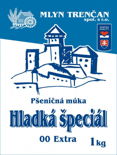 Múka hladká 00 Extra T512 modrá pšeničná pekárská špeciál