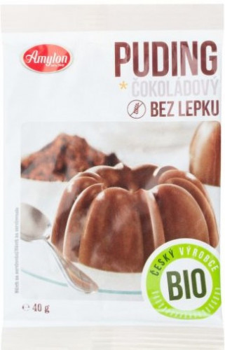 BIO VEGAN puding čokoládový  bezlepkový 40g Amylon 