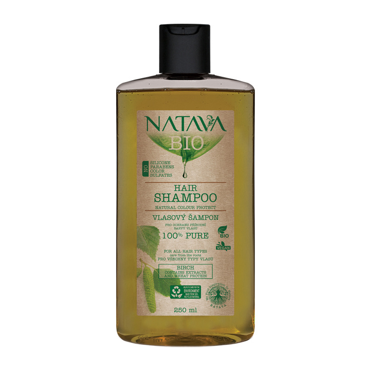 Vlasový šampón Breza - Pre ochranu prírodnej farby vlasov