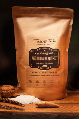 Ťuli a Ťuli – Soľ do kúpela Kadidlo a Bergamot 0,5kg