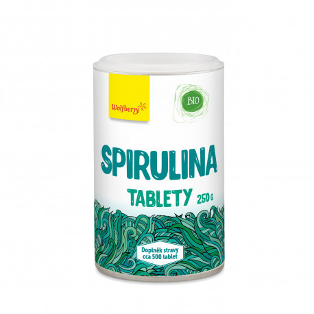 Spirulina BIO 250 g 500 tbl  Wolfberry