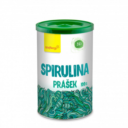 Spirulina prášok BIO 100 g Wolfberry