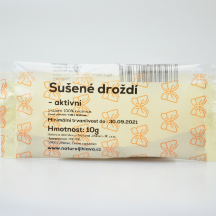 Sušené droždie aktívne Natural 10g