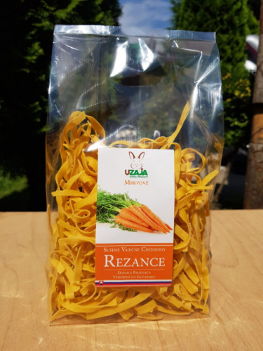Sušené vaječné cestoviny mrkvové - Rezance 250 g