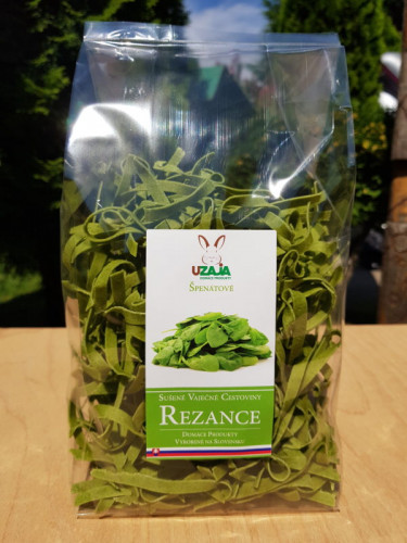 Sušené vaječné cestoviny špenátové - Rezance 250 g