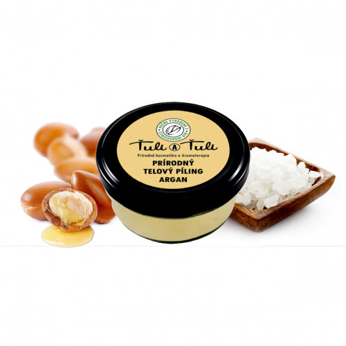 Prírodný telový píling Argan 50 ml