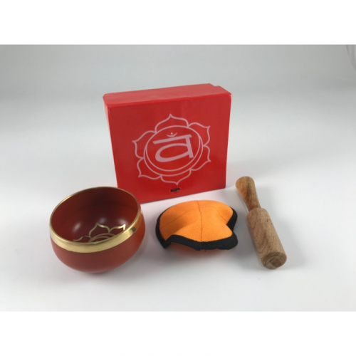 Tibetská miska oranžová 400g - Svadistana chakra