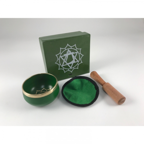 Tibetská miska zelená 400g - Anahata chakra