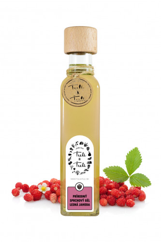 Prírodný sprchový gél Lesná jahoda 500ml