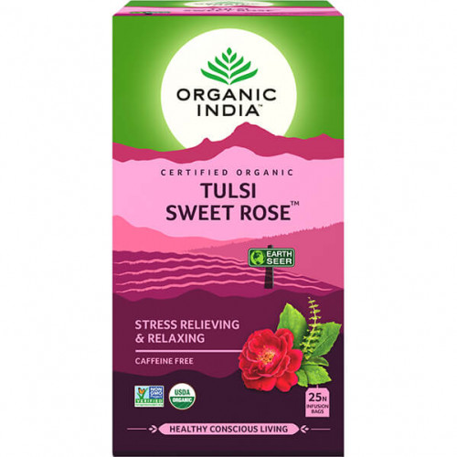 TULSI – sweet Rose ajurvédsky čaj porciovaný