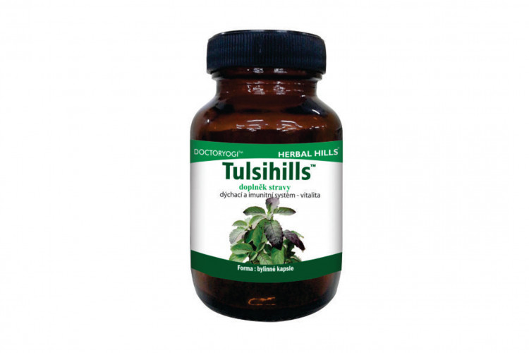 Tulsihills 60 kapsulí Herbal Hills - dýchací a imunitný systém, antioxidant