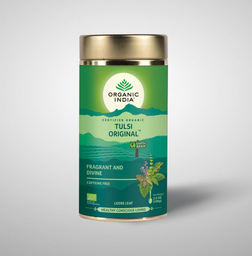 Tulsi Original -Tea Organic India BIO 100 g plech